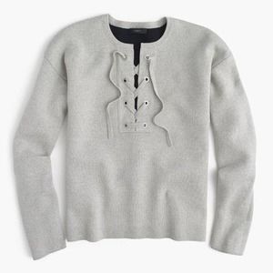 J. Crew Collection Bonded Merino Wool Boxy Sweater - image 1